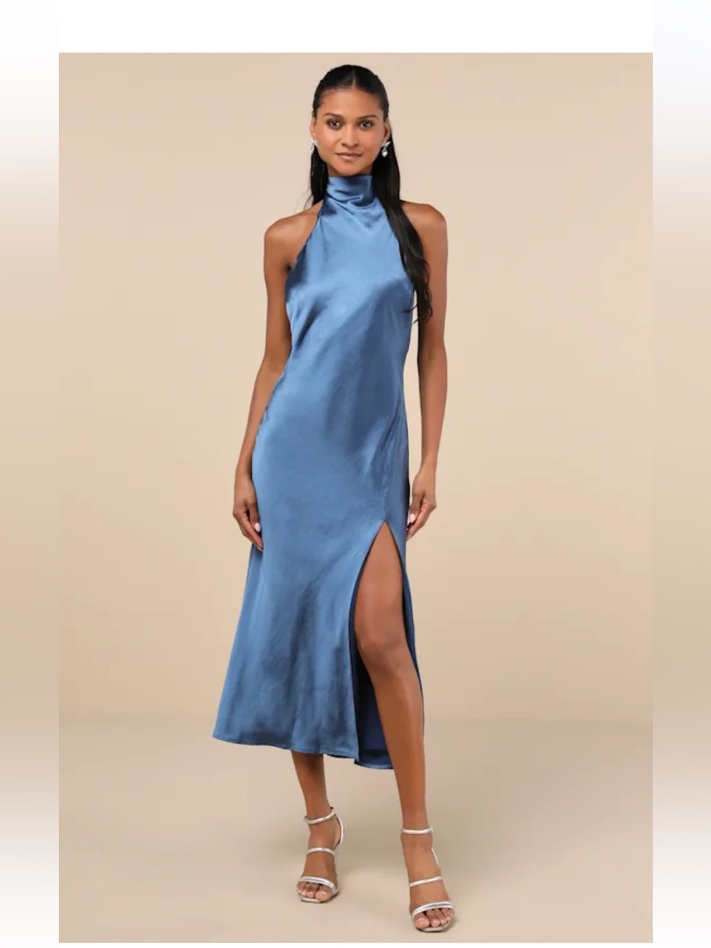 Lulus Dress M Formal Blue
